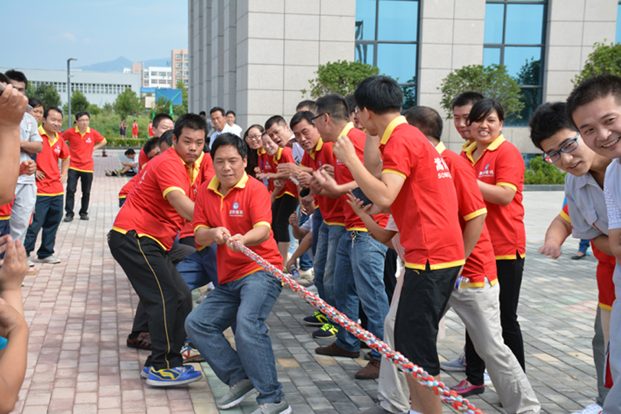 嵩陽煤機“團隊競技，獻禮閱兵”